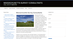 Desktop Screenshot of massachusettssurvey.com
